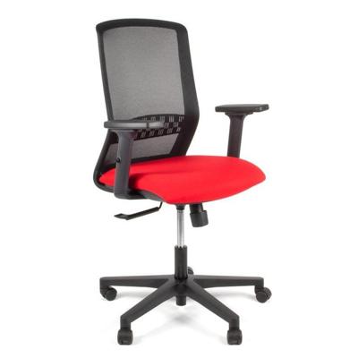 Linea Fabbrica Tekna 01 Zwart/Rood Bureaustoel met 2D Armleuning Linea Fabbrica Tekna 01 Zwart/Rood Bureaustoel met 2D Armleuning