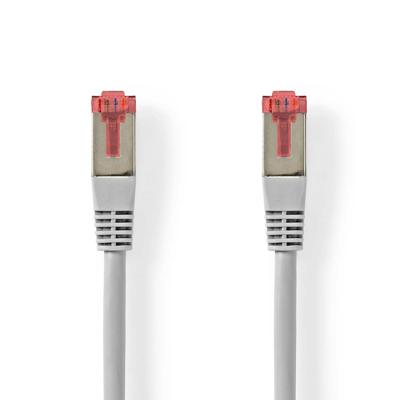 Nedis CAT6 Netwerkkabel | RJ45 Male | RJ45 Male | SF/UTP | 0.50 m | Rond | PVC | Grijs | Label - CCGL85220GY05