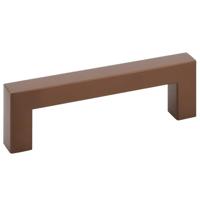 Handvatten 10 st 128 mm roestvrij staal bronskleurig - thumbnail