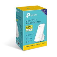 TP-Link AC750 Universal Dual Band Range Extender, Broadband/Wi-Fi Extender, Wi-Fi Booster/Hotspot with Ethernet Port, Plug and Play, Smart Signal Indicator, UK Plug (RE220) ,White - thumbnail
