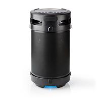 Nedis SPBB350BK Draagbare & party speaker Draadloze stereoluidspreker Zwart, Zilver 70 W - thumbnail