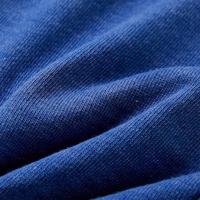 Kindershorts met trekkoord 116 gemleerd blauw - thumbnail