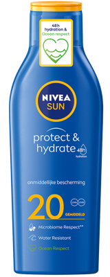 Nivea Sun zonnebrandcrème Protect & Hydrate SPF 20, fles van 200 ml