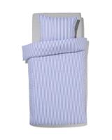 HEMA Dekbedovertrek 140x200/220cm zacht katoen strepen lavendel (lavendel) - thumbnail