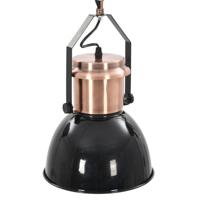 VidaXL Plafondlampen 2 st rond e27 zwart - thumbnail