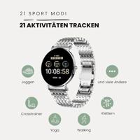XCOAST SIONA 2 Smartwatch Zilver - thumbnail