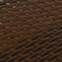 VidaXL Balkonscherm 500x80 cm poly rattan bruin en zwart - thumbnail