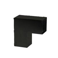 Pergola Hoekverbinding 90° Graden Zwart Cubic - thumbnail
