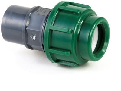 Druk PVC - 25/32 mm x pe overgang 20mm - 10 bar