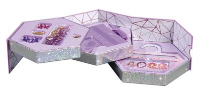 Totum maak je eigen sieraden meisjes paars/roze 16 delig