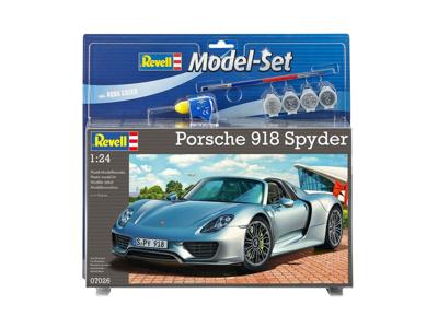 Revell model set - porsche 918 spyder - incl. basiskleuren verf