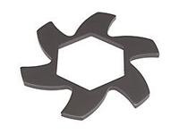 HPI - Brake disk fin plate (gunmetal) (102171) - thumbnail