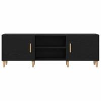 Tv-kast Zwart eiken 150 x 30 x 50 cm Bewerkt hout - thumbnail