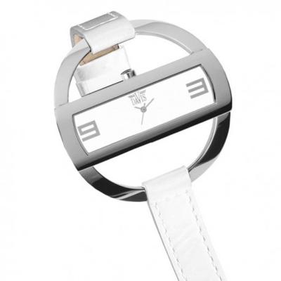 Horlogeband Davis 1201 Leder Wit 14mm Horlogeband Davis 1201 Leder Wit 14mm