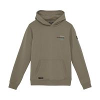 Indian Blue Jeans Winter hoodie jongens - bruin - backprint - thumbnail