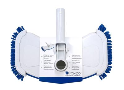 Kokido verzwaarde bodemzuiger met zijborstels