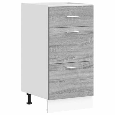 Onderkast Lyon 40x46x81,5 cm bewerkt hout grijs sonoma eikenkleurig