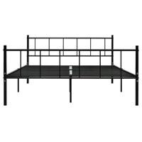 Bedframe metaal zwart 180x200 cm - thumbnail