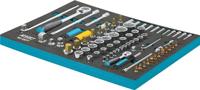 HAZET Dopsleutelset | 1/2 inch (12,5 mm) vierkant hol, 1/4 inch (6,3 mm) vierkant hol | Buiten-zeskant-tractieprofiel, Binnen-zeskant-profiel, - thumbnail