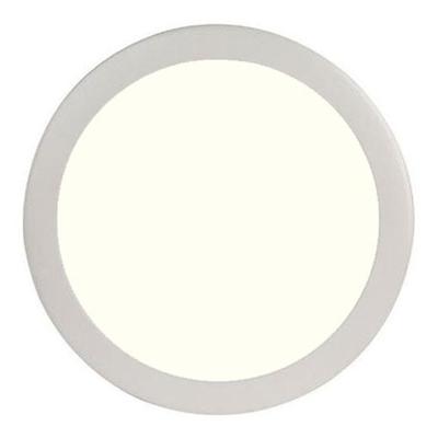 LED Paneel Rond Inbouw 24W 4200K Flikkervrij Mat Wit