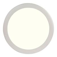 LED Paneel Rond Inbouw 24W 4200K Flikkervrij Mat Wit - thumbnail