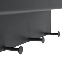 LOFT42 Lucia Kapstok - Zwart - Metaal - 7 haken - thumbnail