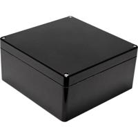Hammond Electronics 1590ZGRP234BK Universele behuizing 255 x 250 x 120 Polyester Zwart 1 stuk(s) - thumbnail