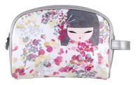 Make-up Tas Kimidoll - Elegante Japanse Stijl - Bloemenprint - thumbnail