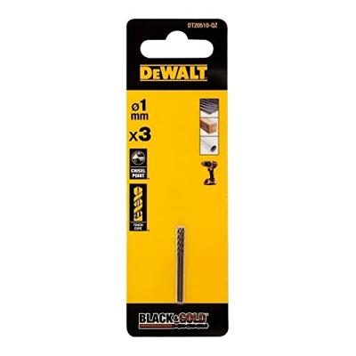 DeWalt Accessoires Black & Gold Metaalboor | 1 mm - DT20510-QZ