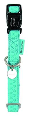 Macleather halsband blauw