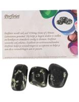 Porfiriet Trommelstenen 50 gram met Infokaartje - Ca 3 Stuks - thumbnail
