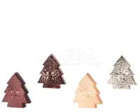 Kerstboompje Porselein 11,9cm Assorti 1st - thumbnail