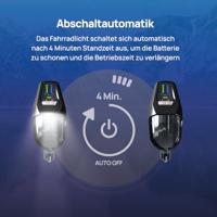 FISCHER FAHRRAD Koplamp LED werkt op batterijen Zwart - thumbnail