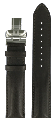 Horlogeband Tissot T33131832A / Z254 / 354 Leder Bruin 19mm