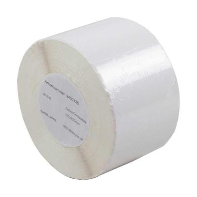 Zebra compatible labels 102 x 150 mm (800740-605) eco permanent 76 mm kern 900 labels