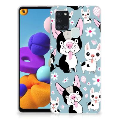 Samsung Galaxy A21s | TPU Hoesje | Hondjes
