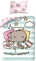 Pusheen dekbedovertrek Purfect weekend 140 x 200 cm Katoen - thumbnail