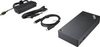 Lenovo 40A90090DK notebook dock & poortreplicator Bedraad USB 3.2 Gen 1 (3.1 Gen 1) Type-C Zwart - thumbnail