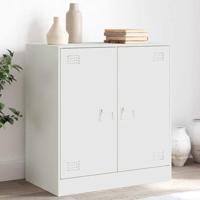 Dressoir 67x39x73 cm staal wit - thumbnail