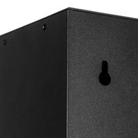 QAZQA Buiten wandlamp zwart met dimlicht en sensor op solar - - thumbnail