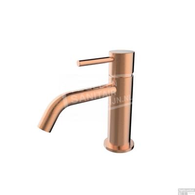 Wastafelmengkraan Opbouw Wiesbaden Style Uitloop 6.5 cm 1-hendel Geborsteld Koper Wastafelmengkraan Opbouw Wiesbaden Style Uitloop 6.5 cm 1-hendel Geborsteld Koper