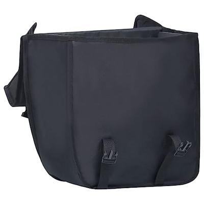 VidaXL Fietstas voor bagagedrager enkel waterdicht 21 l zwart - thumbnail