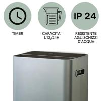 Qlima D 812 Smart Luchtontvochtiger Grijs - thumbnail