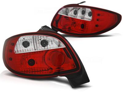 Tuning-Tec Achterlichten PEUGEOT 206 10 98- ROOD HELDER Tuning-Tec Achterlichten PEUGEOT 206 10 98- ROOD HELDER