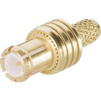 Telegärtner 100027681 100027681 MCX-connector Stekker, recht 50 Ω 1 stuk(s) - thumbnail