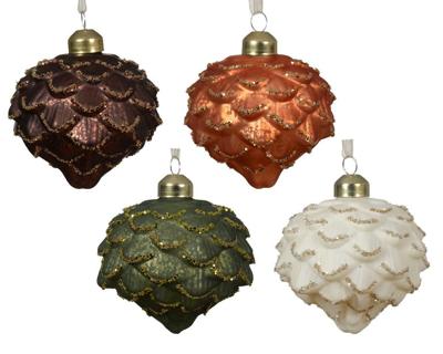 Ui glas d8 cm a4 L kerst Decoris - Decoris