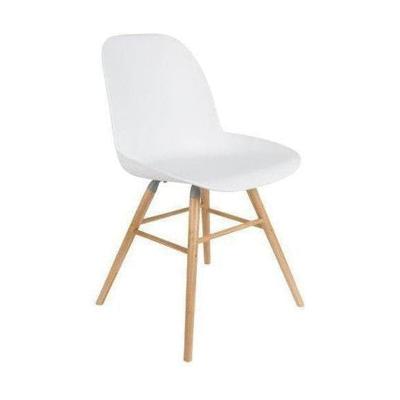 Zuiver Eetkamerstoel 'Albert Kuip' PP, kleur Wit Zuiver Eetkamerstoel 'Albert Kuip' PP, kleur Wit