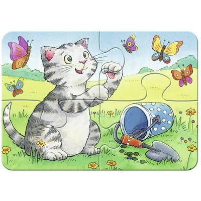 Ravensburger puzzel 4in1 schattige huisdieren 2-4-6-8 stukjes