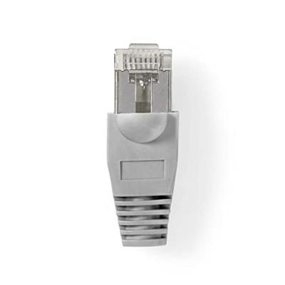 Netwerkconnectorset | RJ45 (8P8C) Male - Vrije Trekontlasting | 10 Stuks | Grijs Netwerkconnectorset | RJ45 (8P8C) Male - Vrije Trekontlasting | 10 Stuks | Grijs