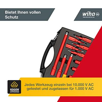 Doppenset VDE 20 delig 1/2 Wiha - thumbnail